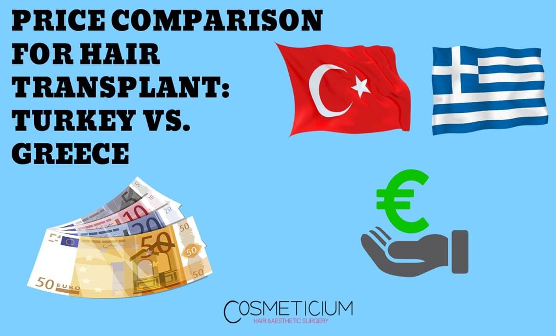 Price Comparison for Hair Transplant: Turkey vs. Greece