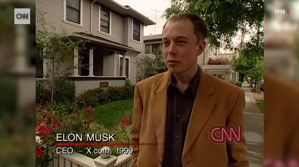 Elon Musk Hair in 1999