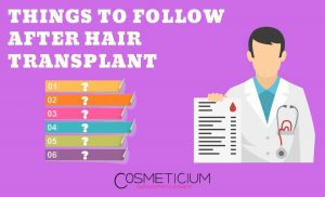 after hair transplant