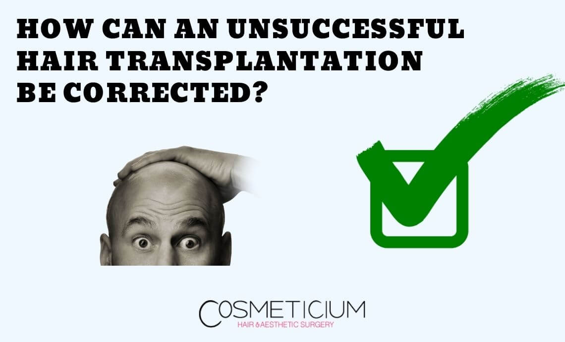 How Can an Unsuccessful Hair Transplantation be Corrected?