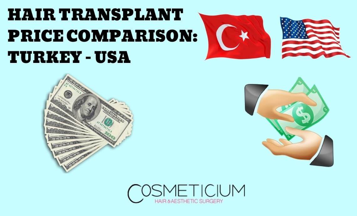 Hair Transplantation Price Comparison: Turkey vs. U.S.A