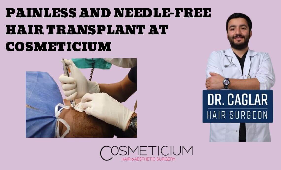 Painless and Needle-Free Hair Transplant at Cosmeticium