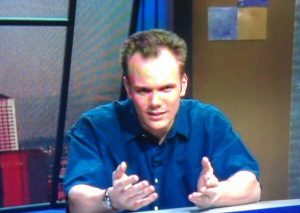 Joel Mchale Before Hair Transplantation 1990s