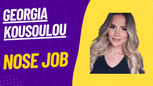 Georgia Kousoulou nose job photo