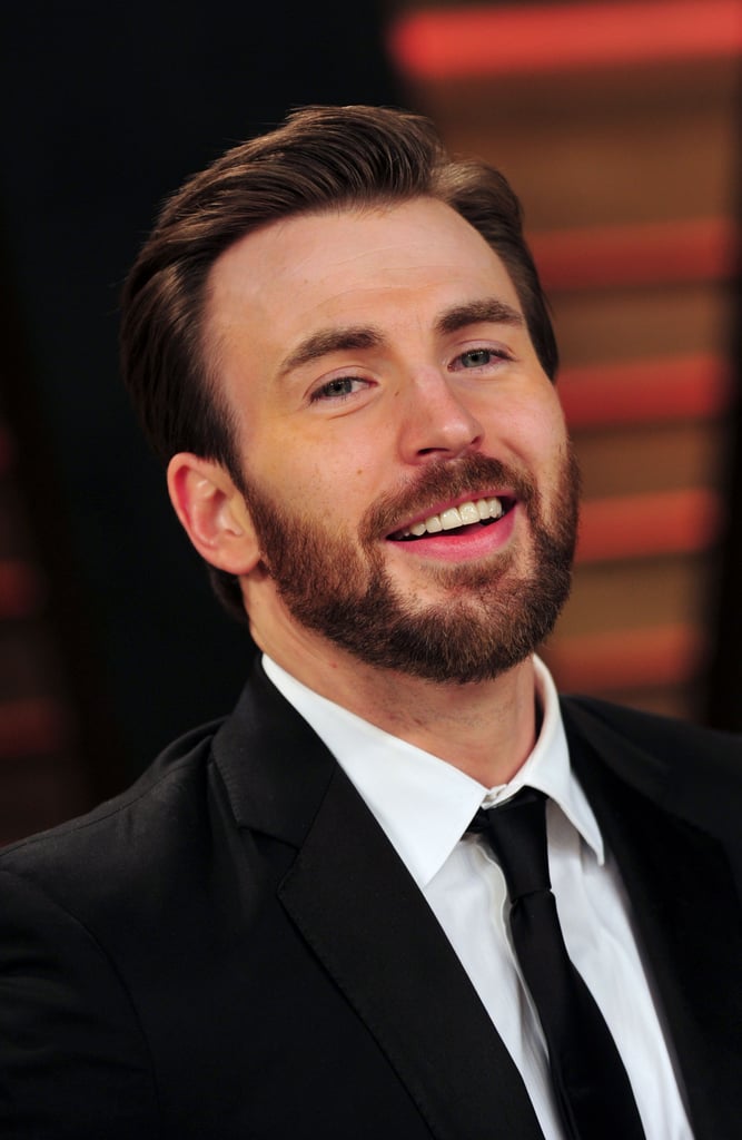 chris evans hair transplant image