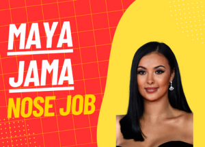 maya jama nose job