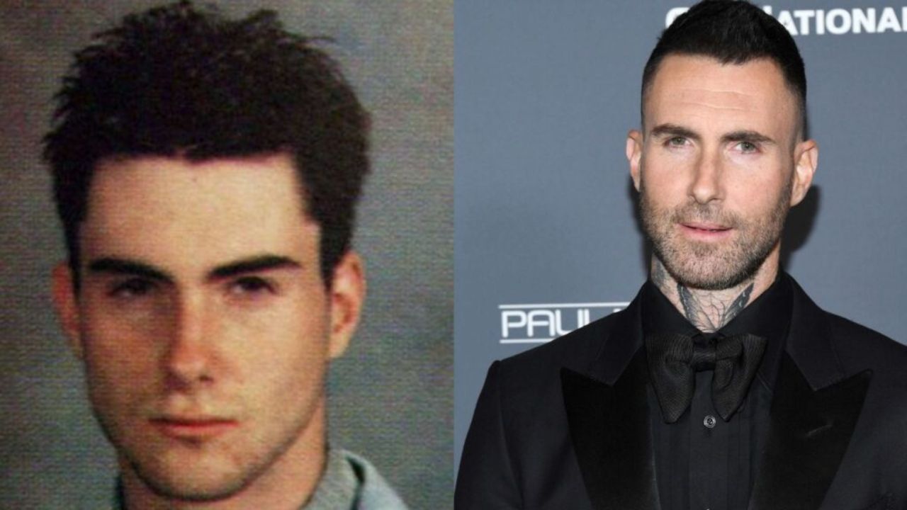 adam levine nose job