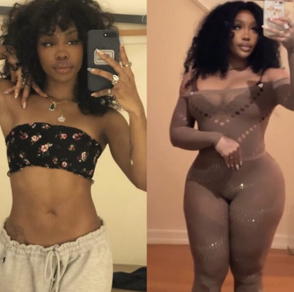 sza bbl before after